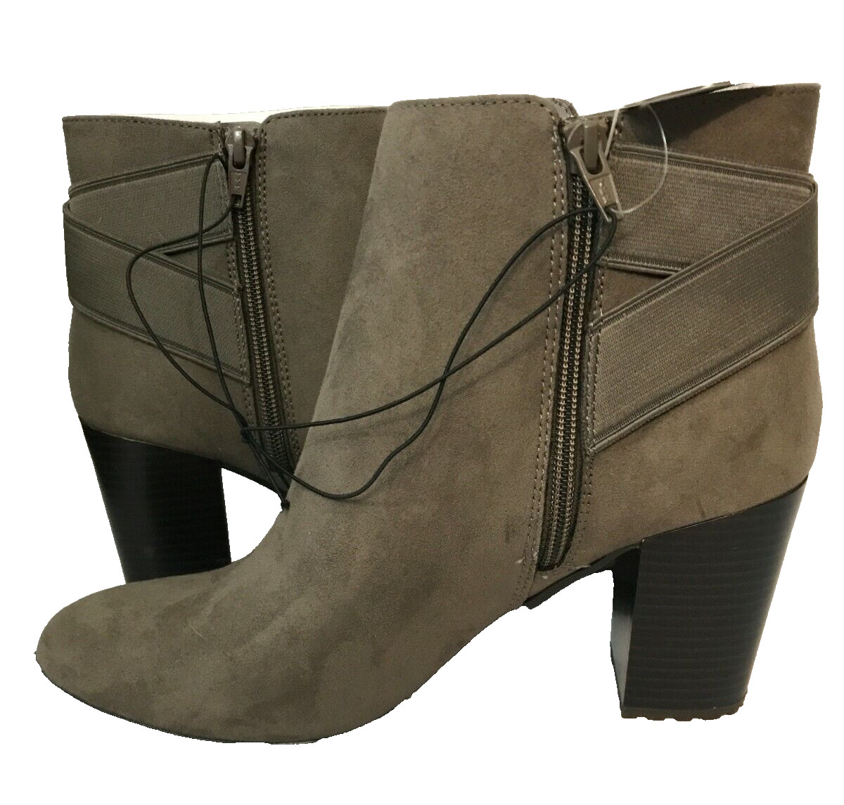 Womens’ Candyce Water Repellent Heeled Fashion Boots – A New Day Bark 9.5