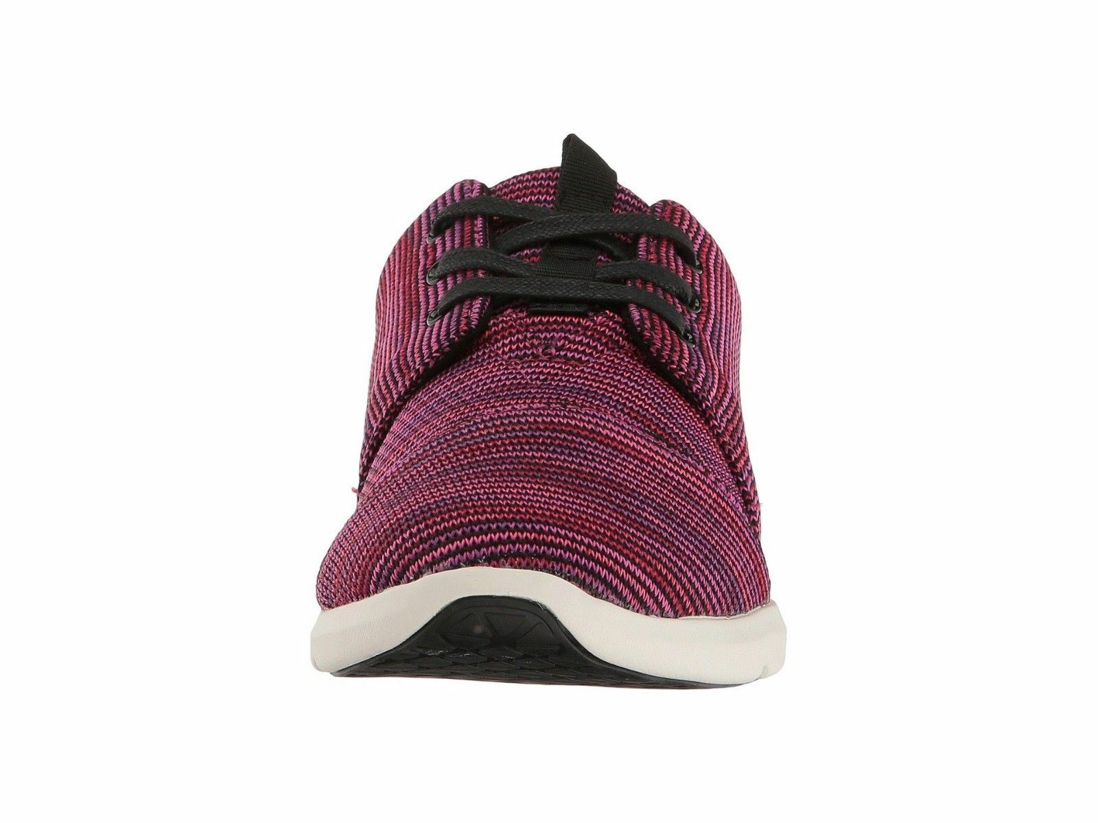 Size 7 – TOMS Women’s Del Rey Knit Fashion Sneaker Black Plum Multi Knit $80