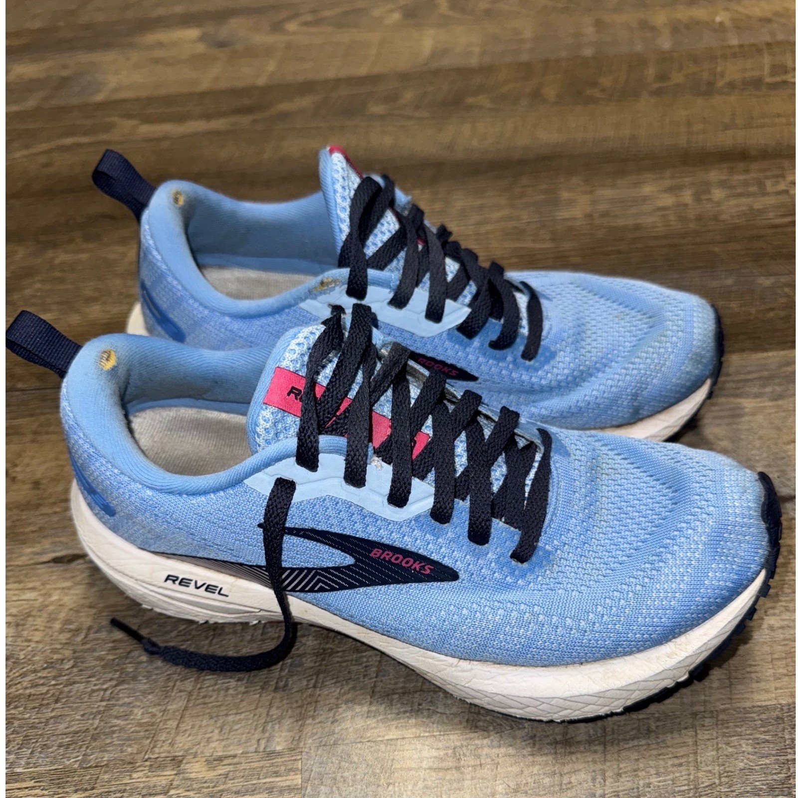 Brooks Revel 6 Women’s Running Shoes – Marina Blue / Pink Lady – Size 6.5