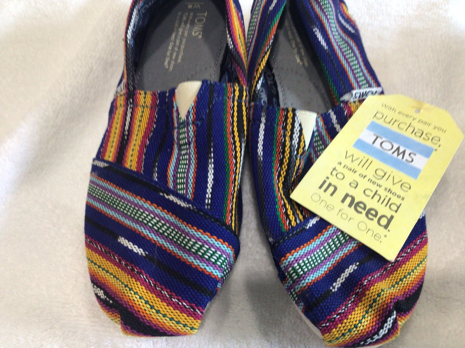 Tom’s size 8 woman’s Shoes, 1 brand New With Tags—lot of 2–