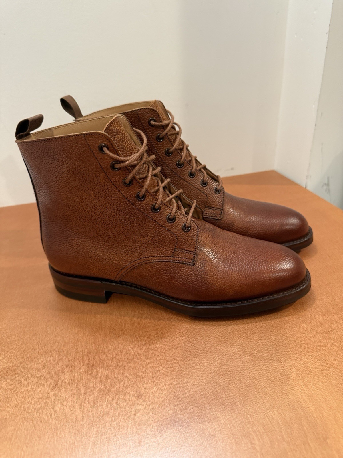 Crockett & Jones Barnwell 2 Brown Leather Boots Womens 90 C / 9.5 us $699 New
