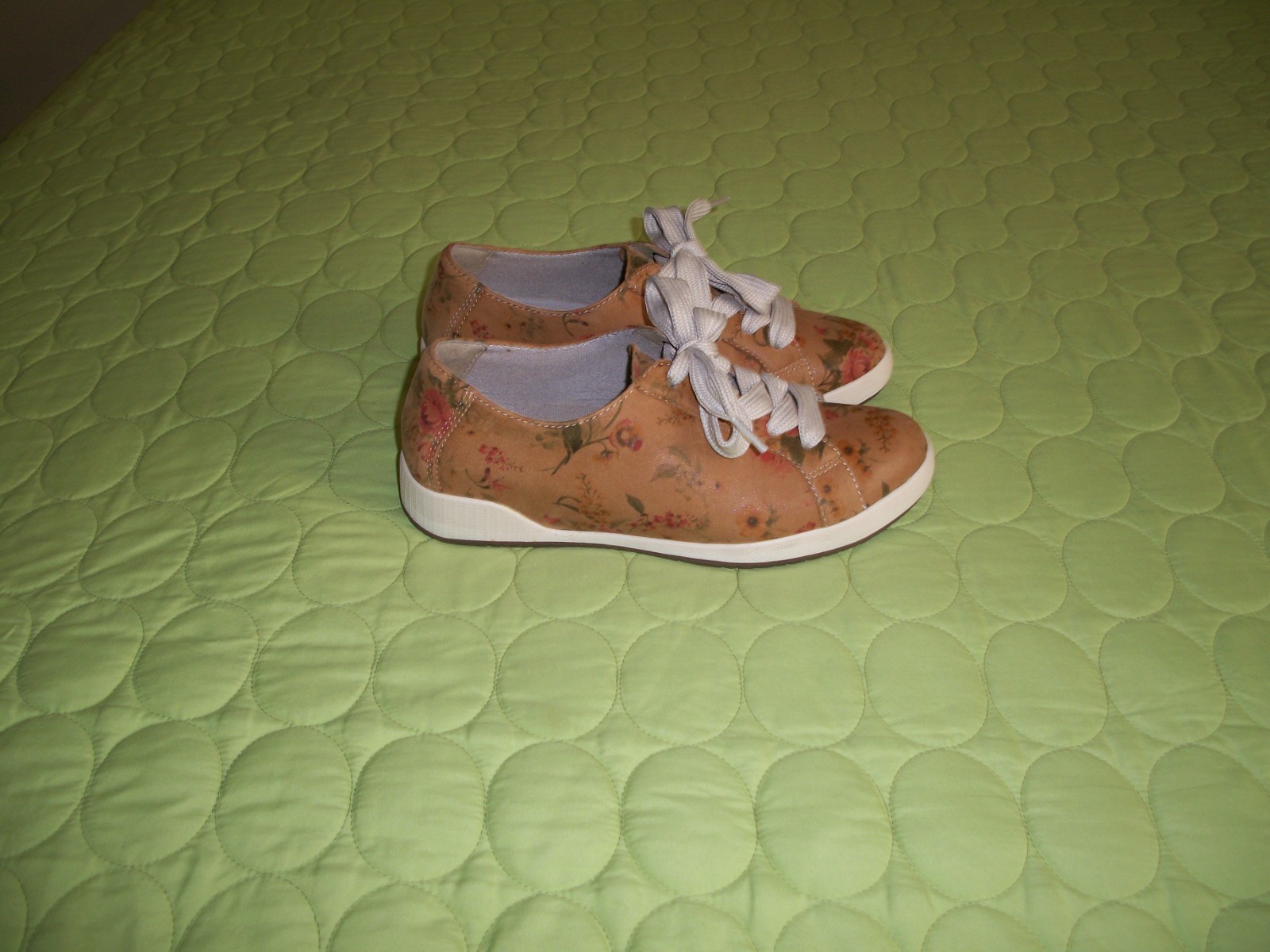 Dansko Flowered Leather Shoes