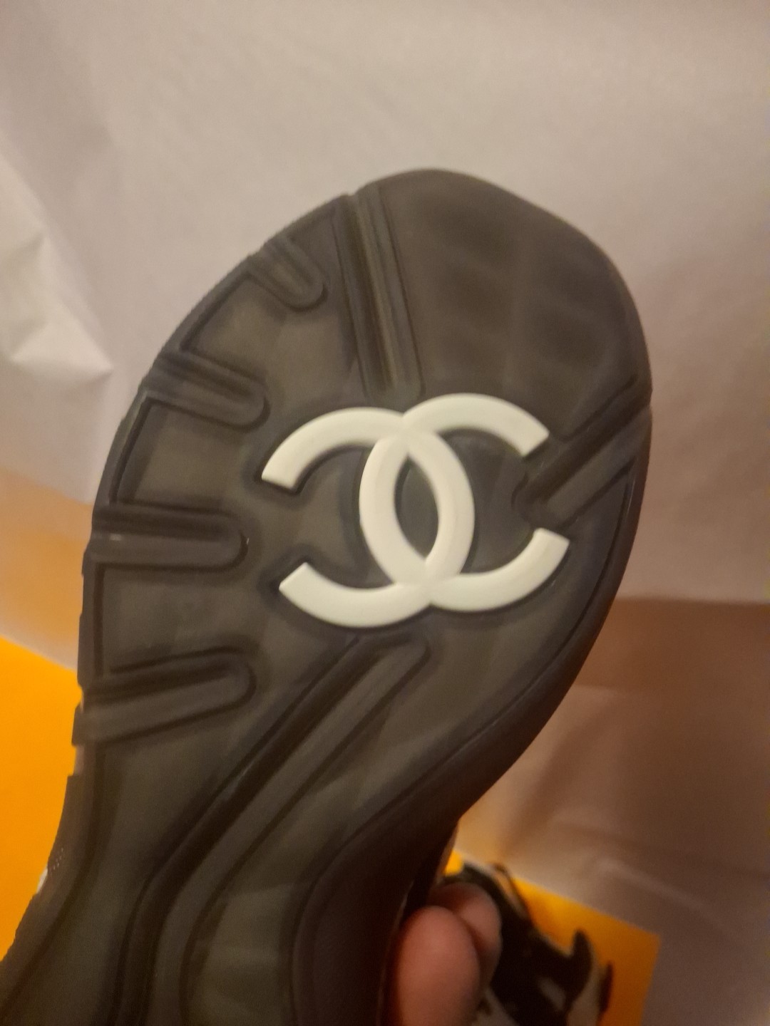 Chanel Mesh Suede Calfskin Quilted Sneakers White Ivory Womens Size 35/US 5