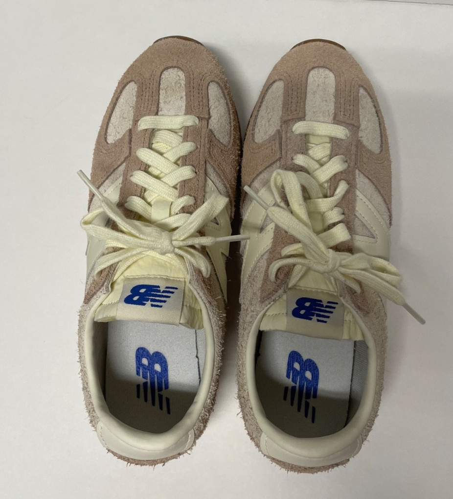 New Balance 471 sneakers beige brown suede cream white 8.5 7