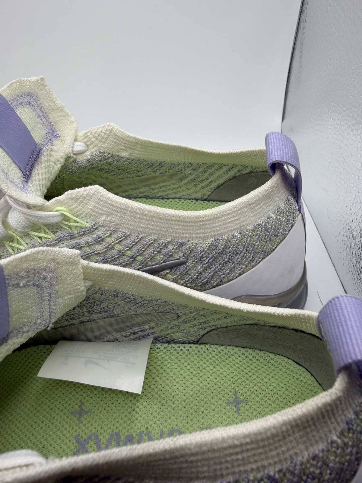 Nike Air VaporMax Flyknit 3 Barely Volt Lace-Up Low Top Sneaker AJ6910-102