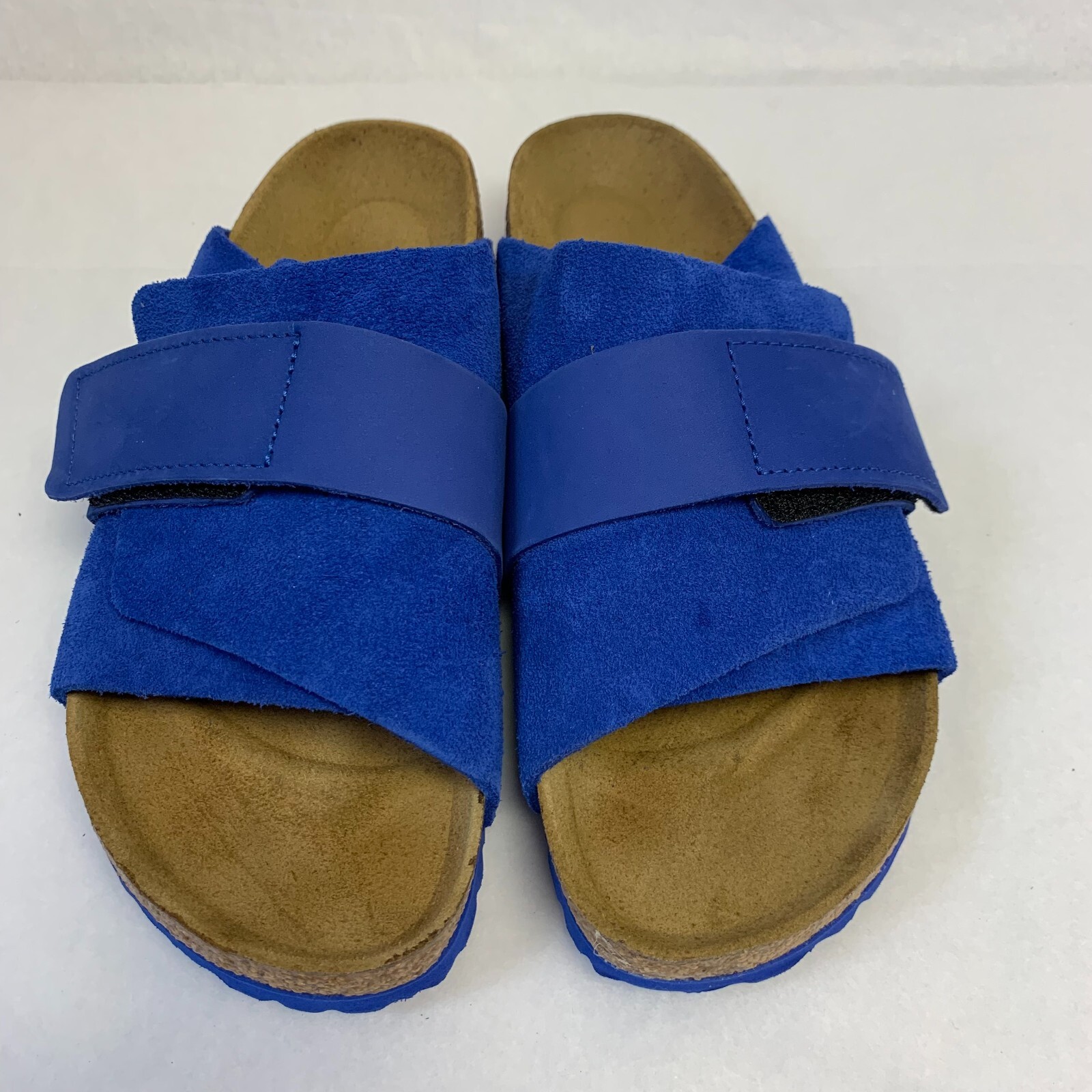 Birkenstock New w/ Box Kyoto Ultra Blue Nubuck/Suede Leather Narrow Select Size