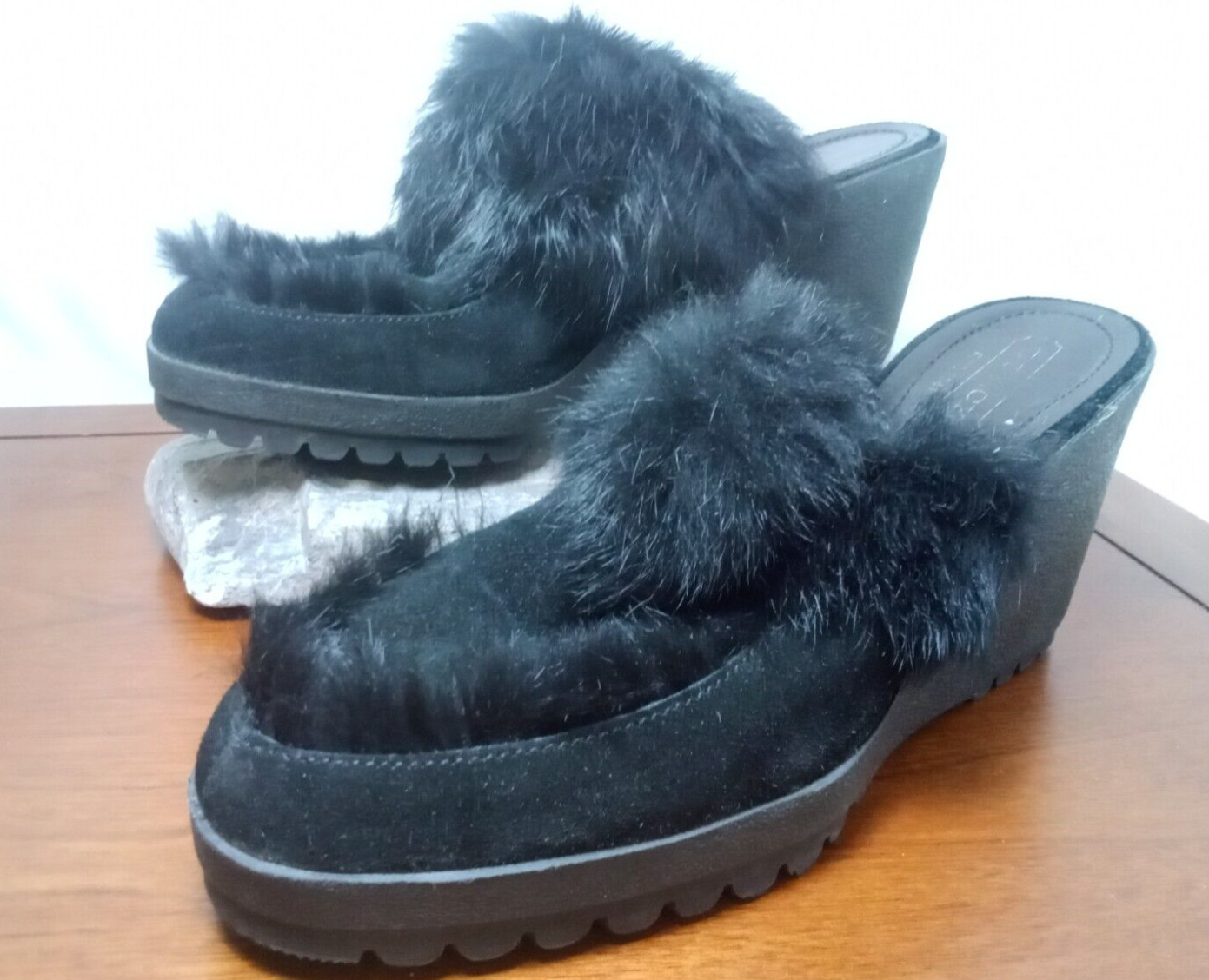 COACH «ITALY» Kaela Women’s Sz. 8 B / 2.75 in heel Platform Mule Slip on Heels