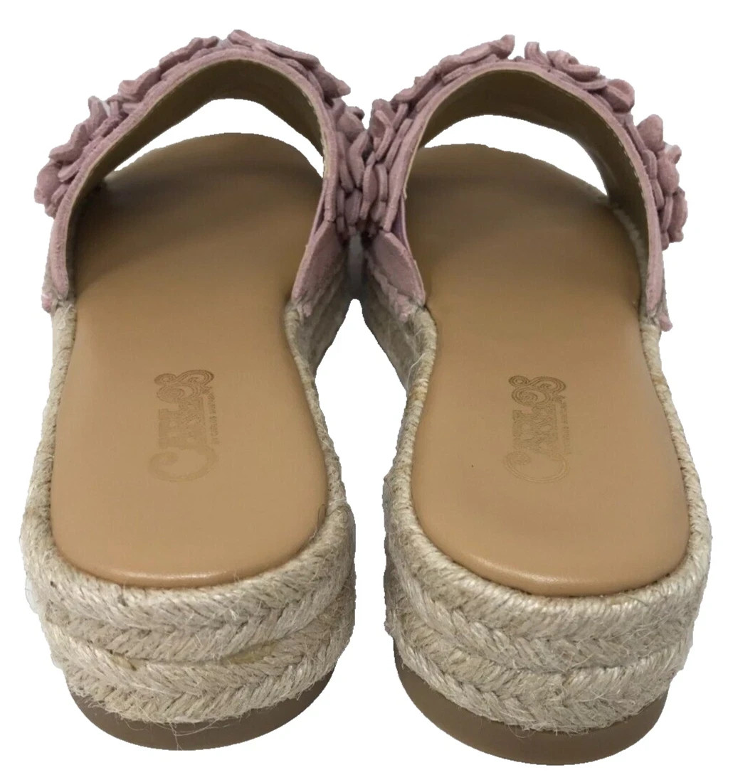 Carlos by Carlos Santana Women’s Chandler Slip On Sandals Rose Size:8.5 197N