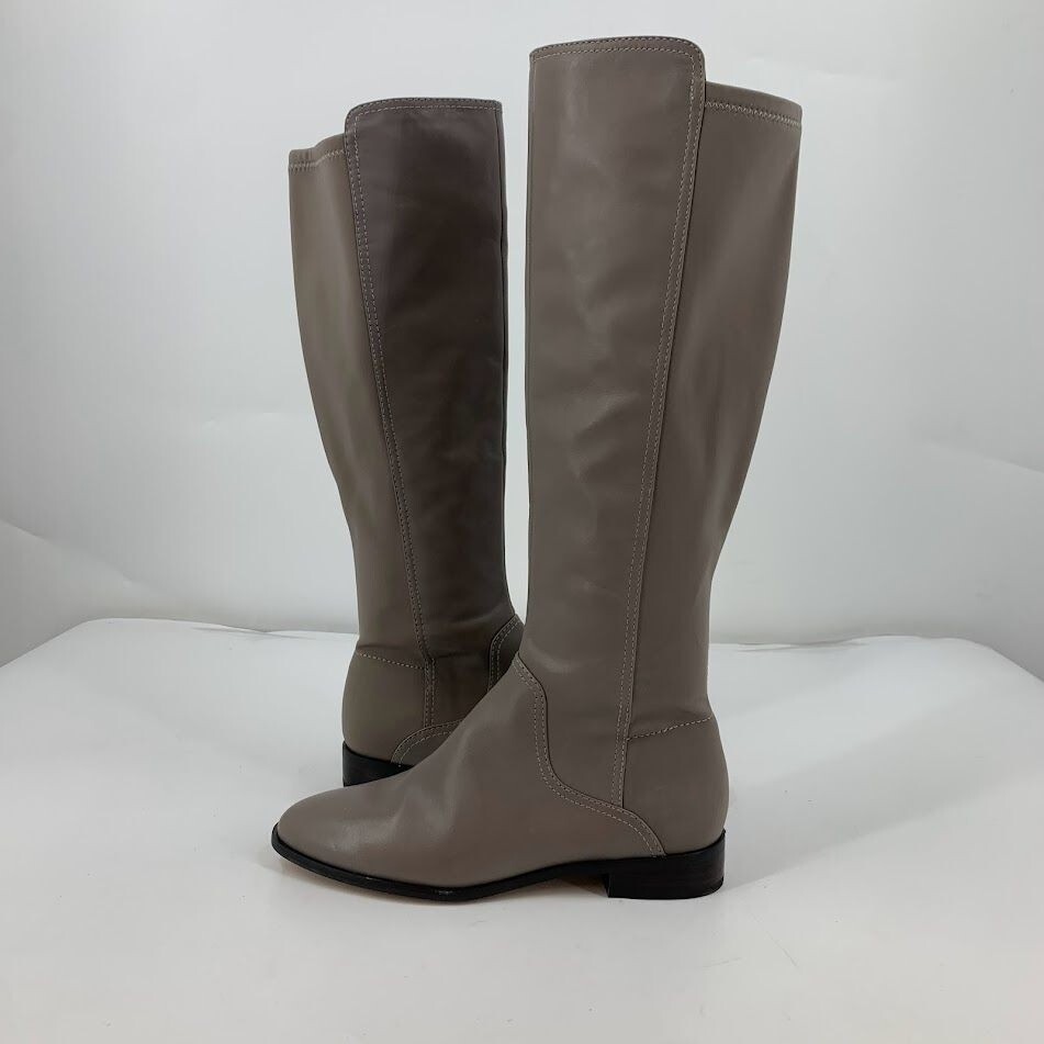 Louise et Cie Women’s Lo-Verdi-R Round Toe Low Heel Leather Knee High Boots SZ 6