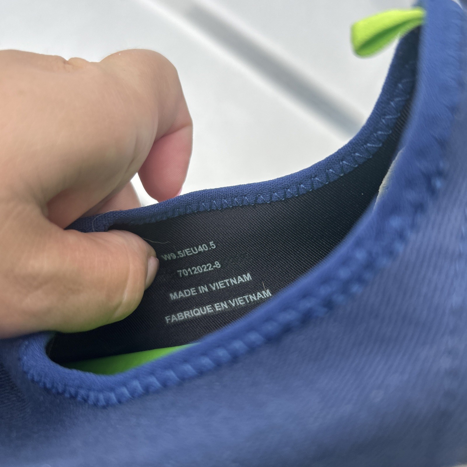 OOFOS Oomg Eezee Low Recovery Comfort Blue Shoes Women’s Size 9.5 Sneakers
