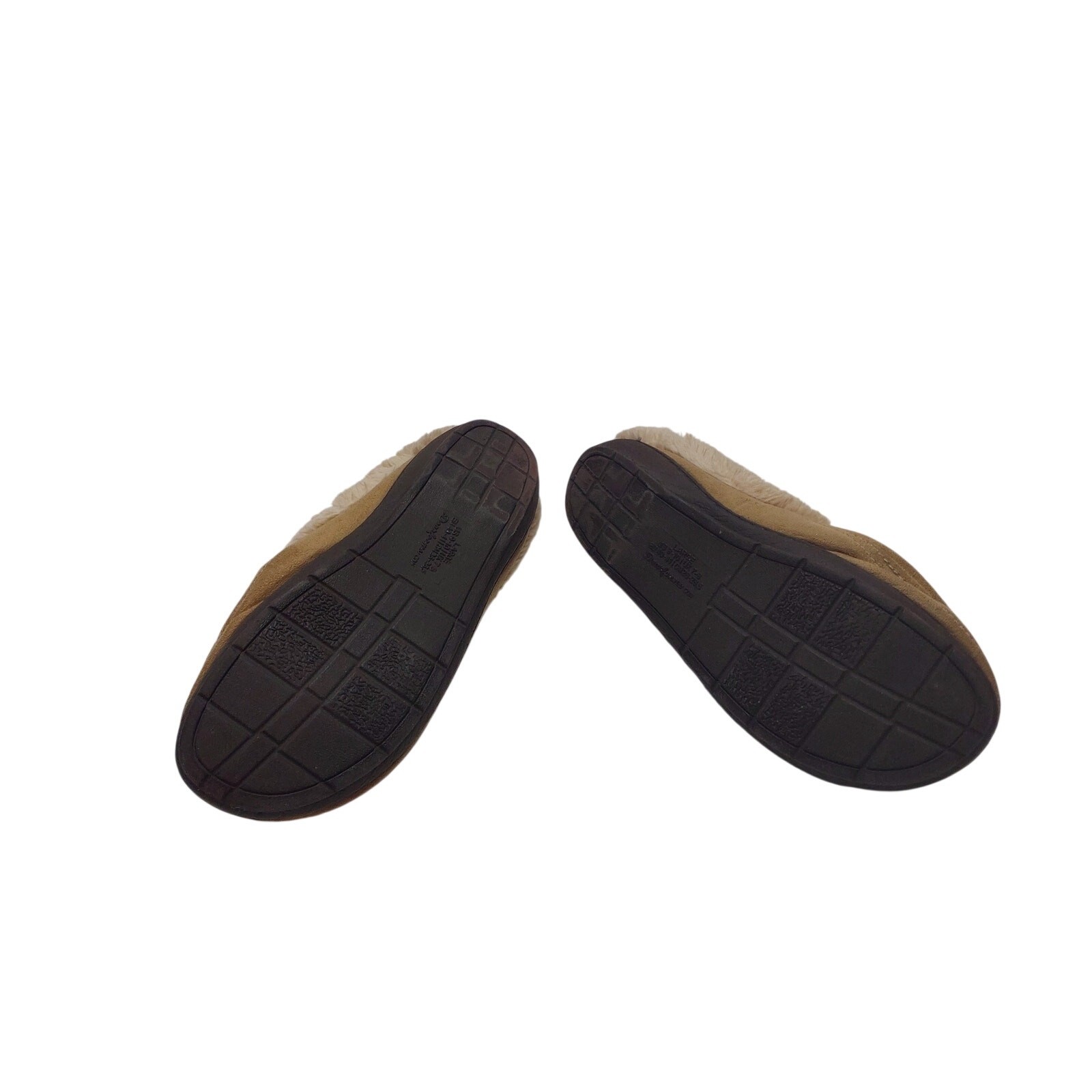 womens size large 9-10 deer foam hard sole slippers