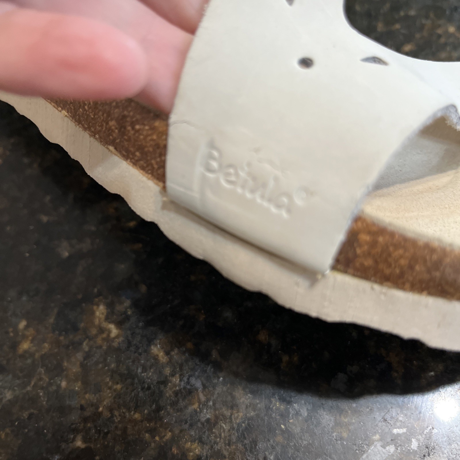 Betula Birkenstock Bone Slide Sandals Made in Germany Women’s Size 37