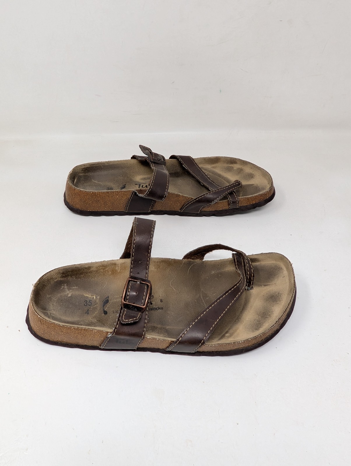 Tula Sandals By Birkenstock Women’s Size 35 / 4 Toe Loop Brown VTG