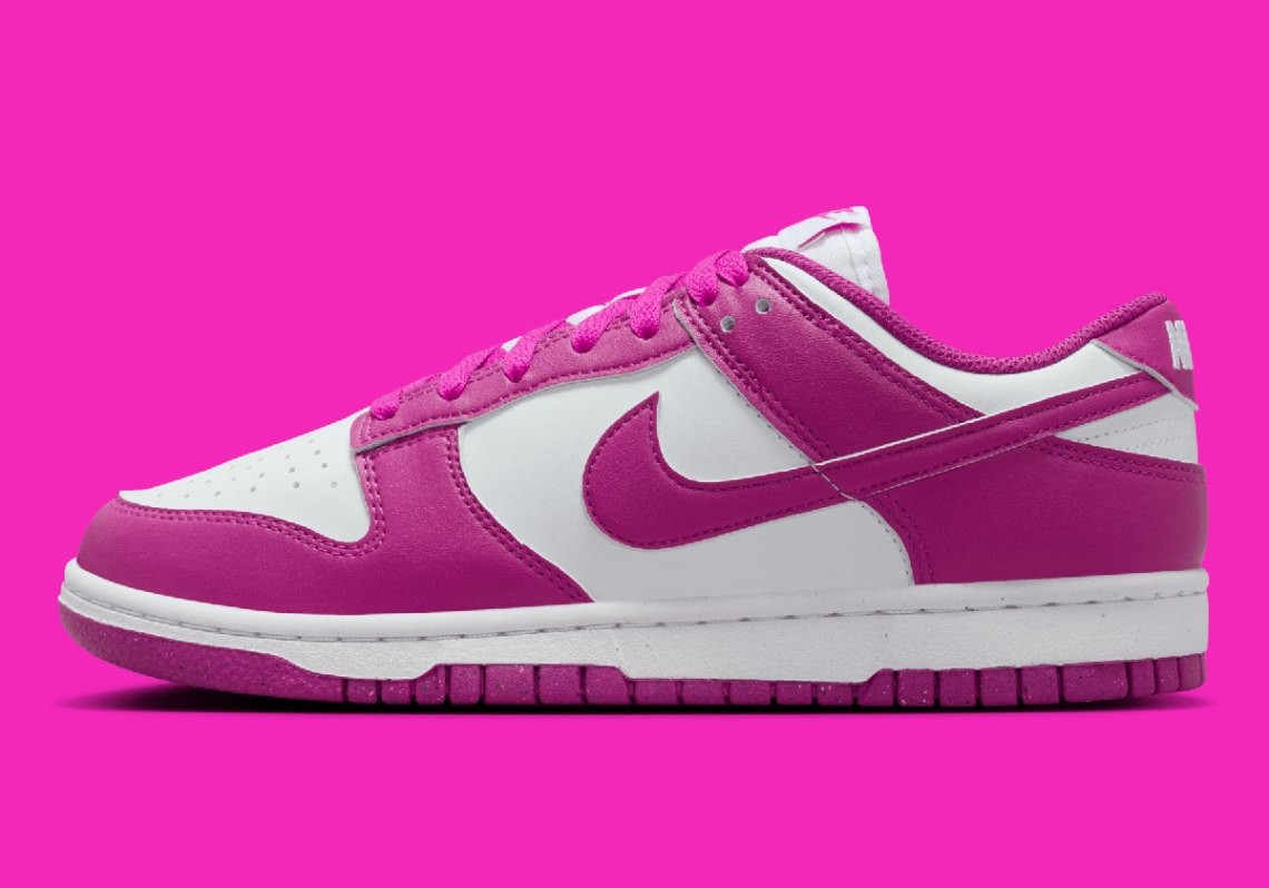 Women’s Nike Dunk Low Next Nature Hot Fuchsia Pink White DD1873-110