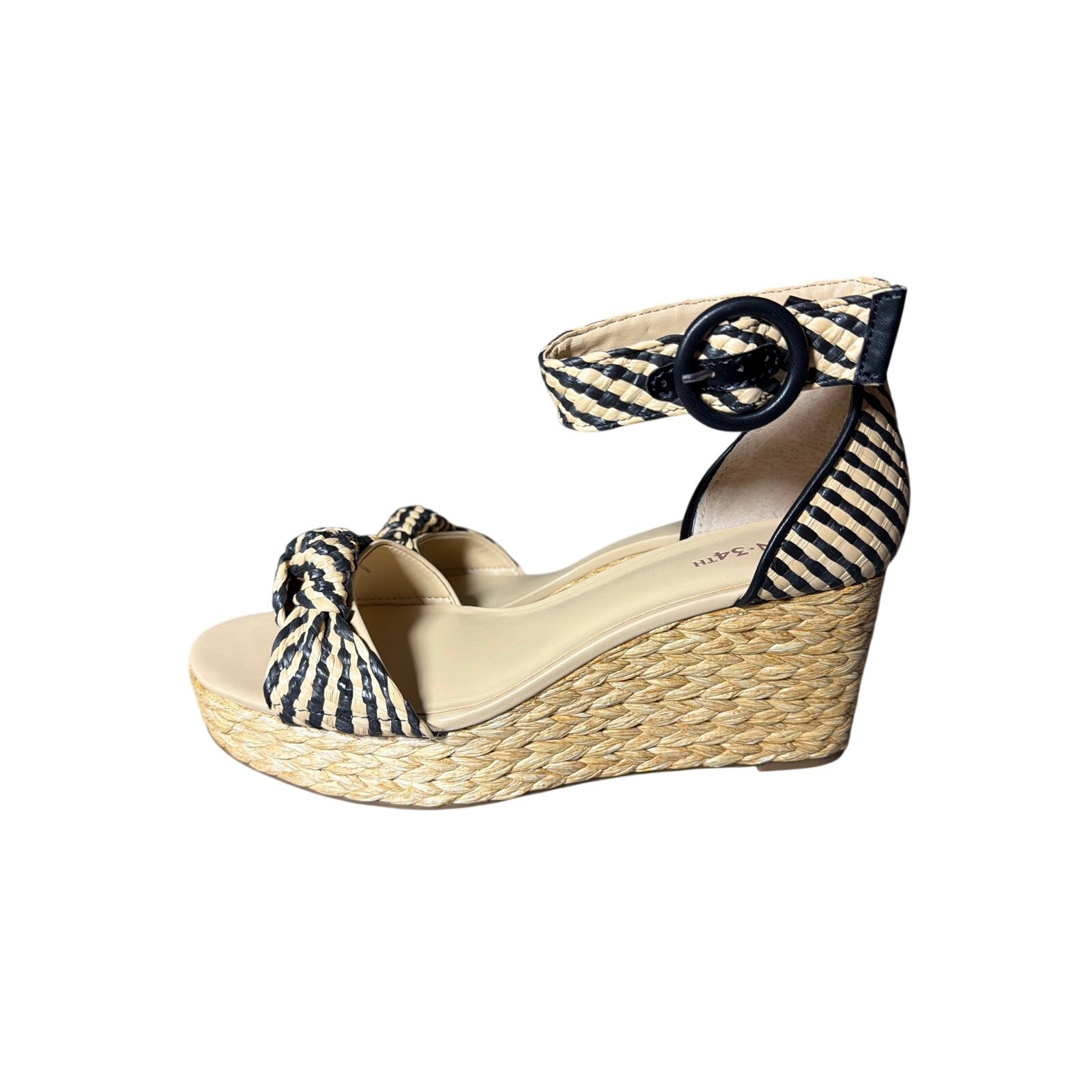 Women’s Nihari Knot Wedge Espadrilles Sandals Size 9.5 NEW