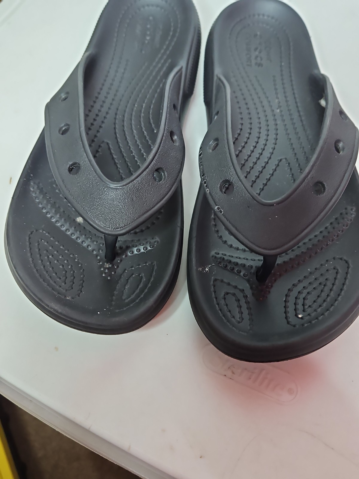 Crocs Baya Platform Flip Sandal Black Women’s 8