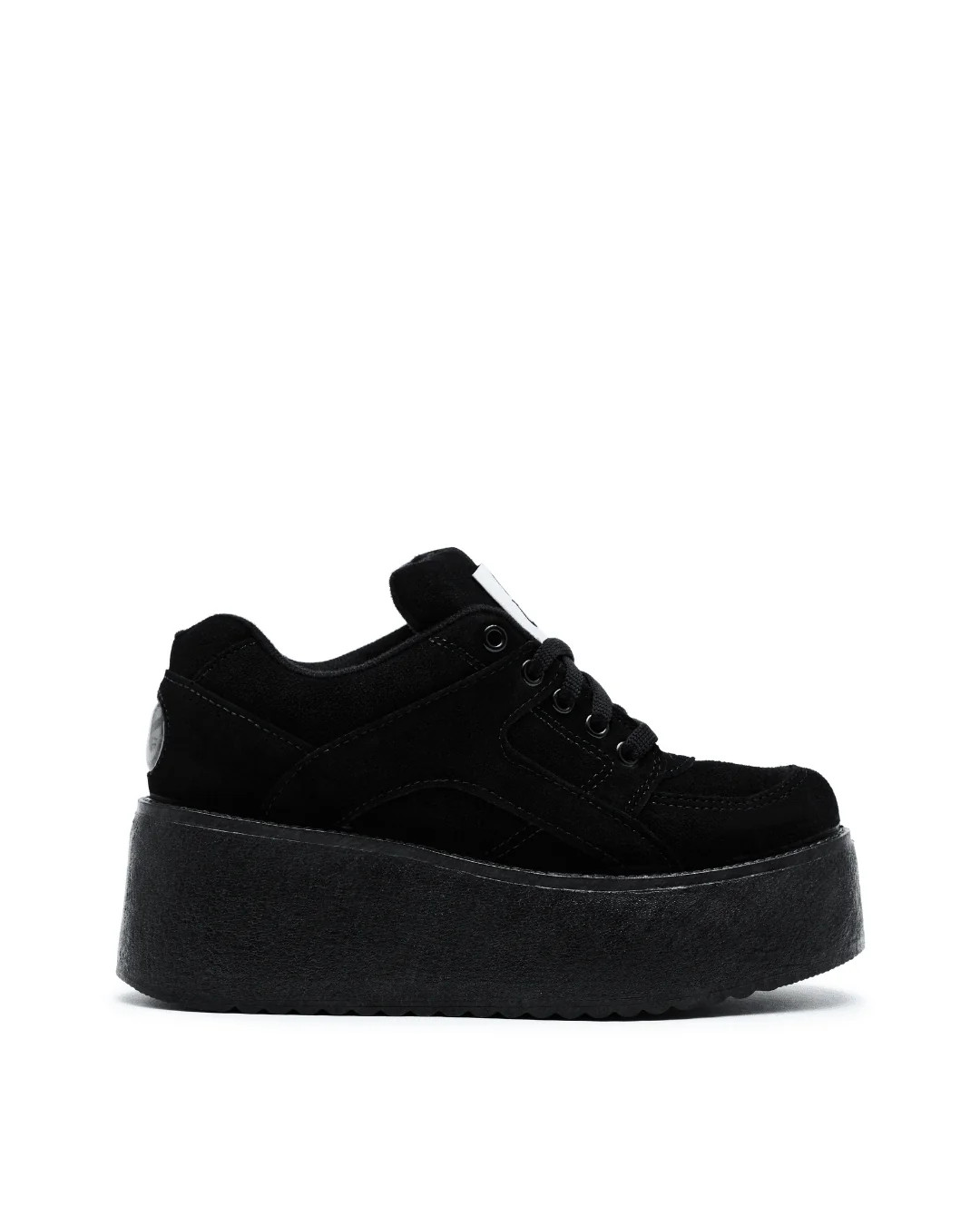 American Deadstock Y2K Tunnel Platform Sneaker – Black