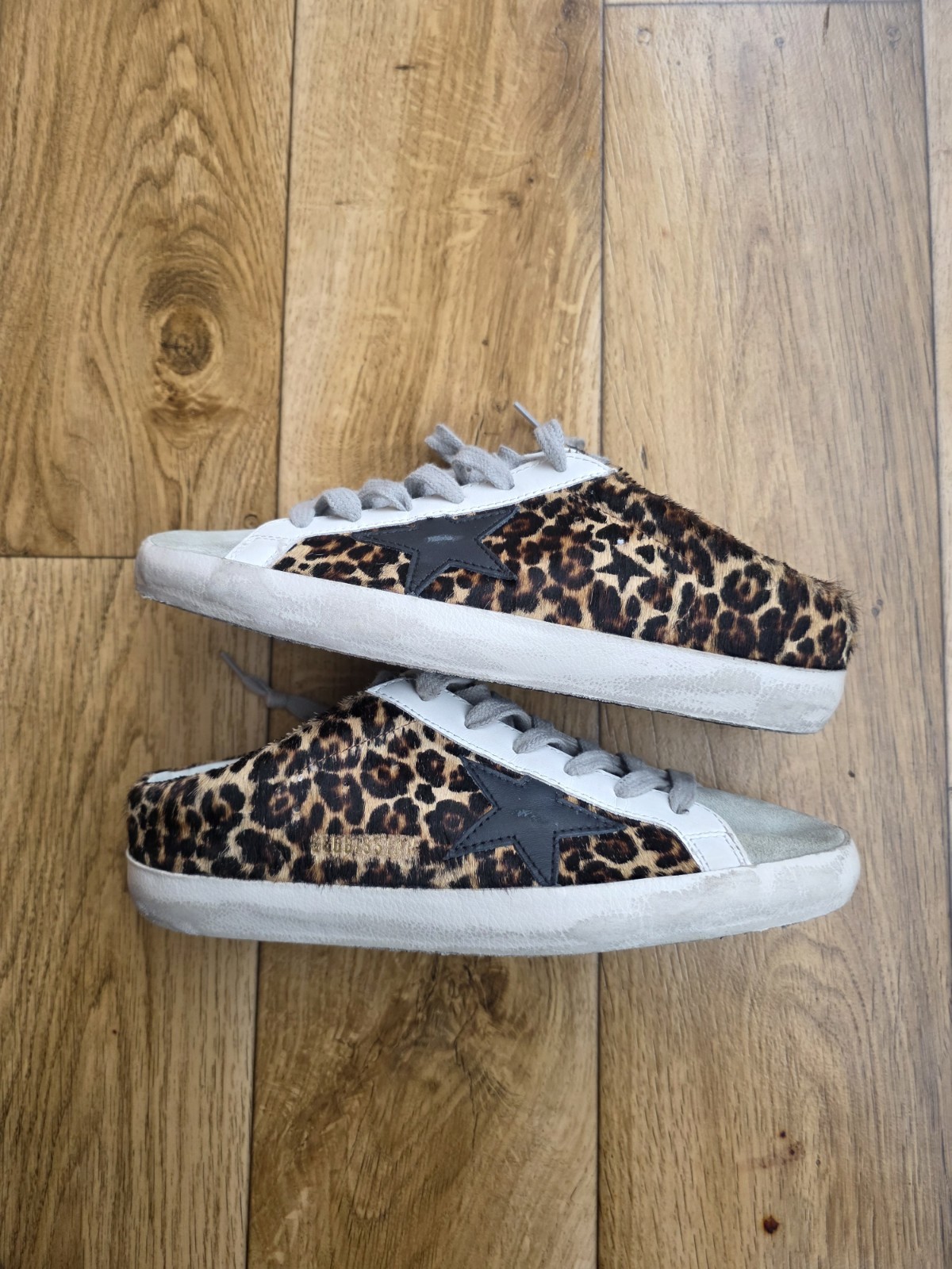GOLDEN GOOSE SABOT SUPERSTAR SLIP ON SNEAKERS SIZE 39 EU, 8.5 US, 6 UK