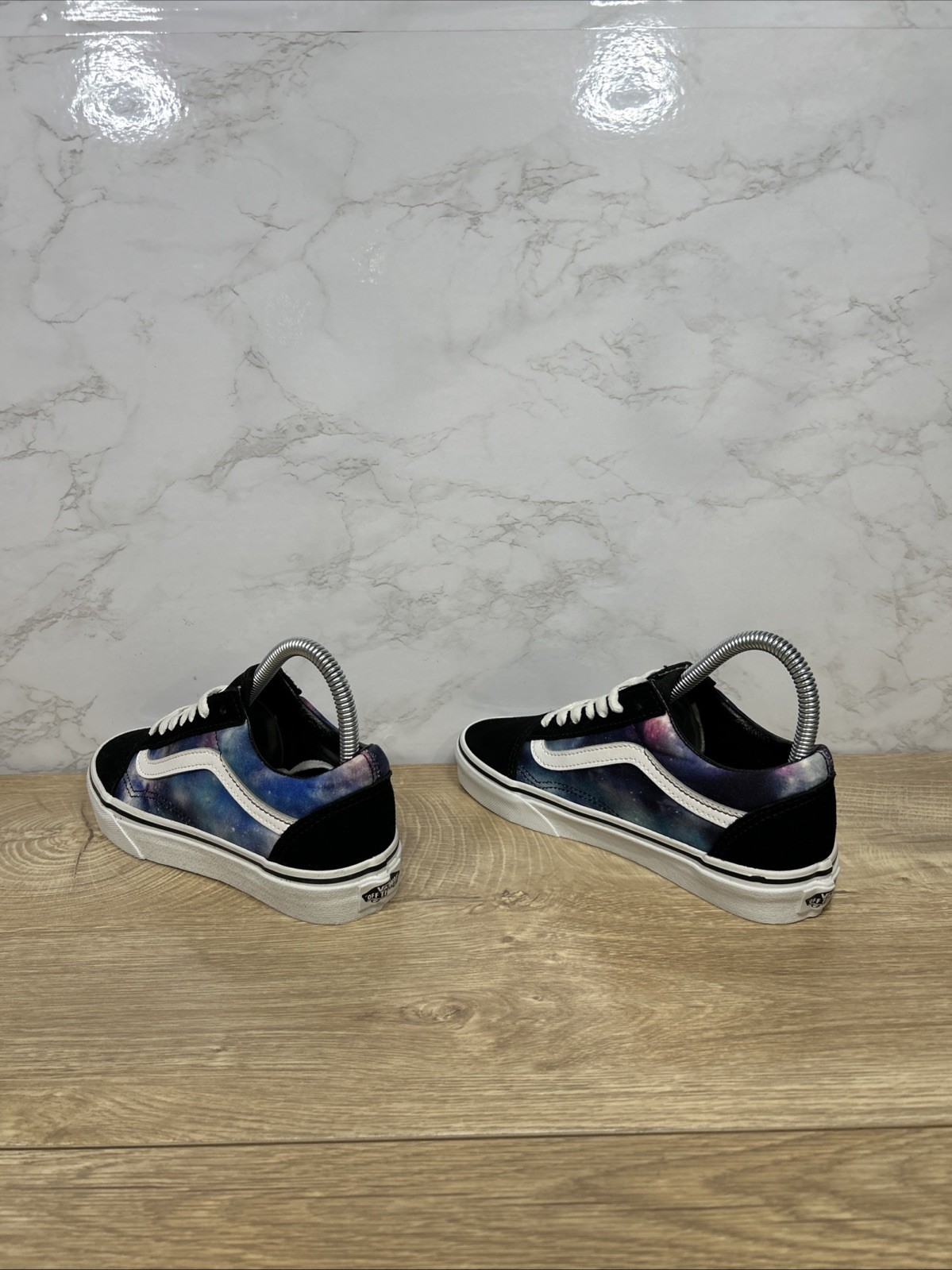 Vans Old Skool Unisex Galaxy Black Skate Women Shoes VN0A3WKTG4F Sz 5 New
