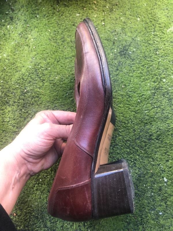 women bally heels brown leather 37.5