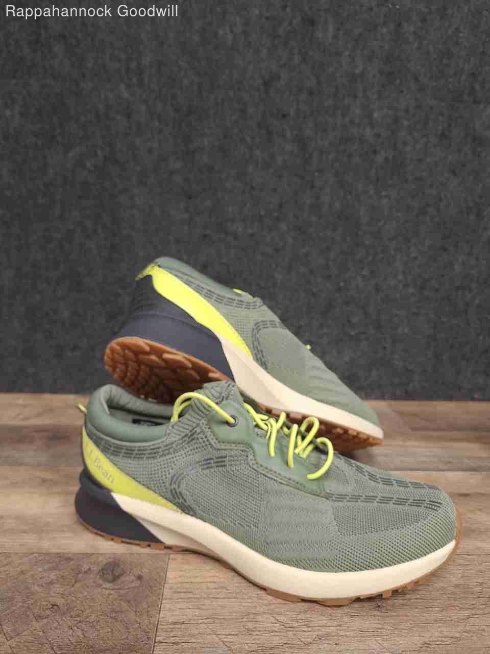 L.L. Bean Comfort Knit Trail Shoes Sage Green Neon Sneakers Women’s Size 7.5