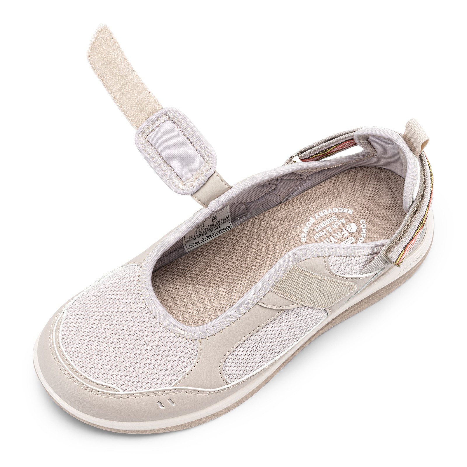 FitVille Extra Wide Diabetic Shoes for Women Sandals Adjustable Closures Slip on