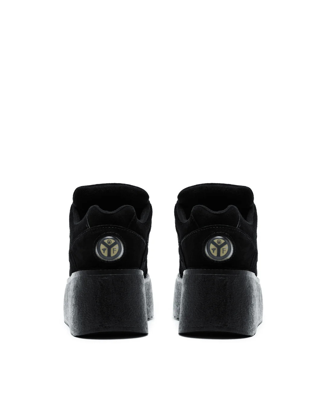 American Deadstock Y2K Tunnel Platform Sneaker – Black