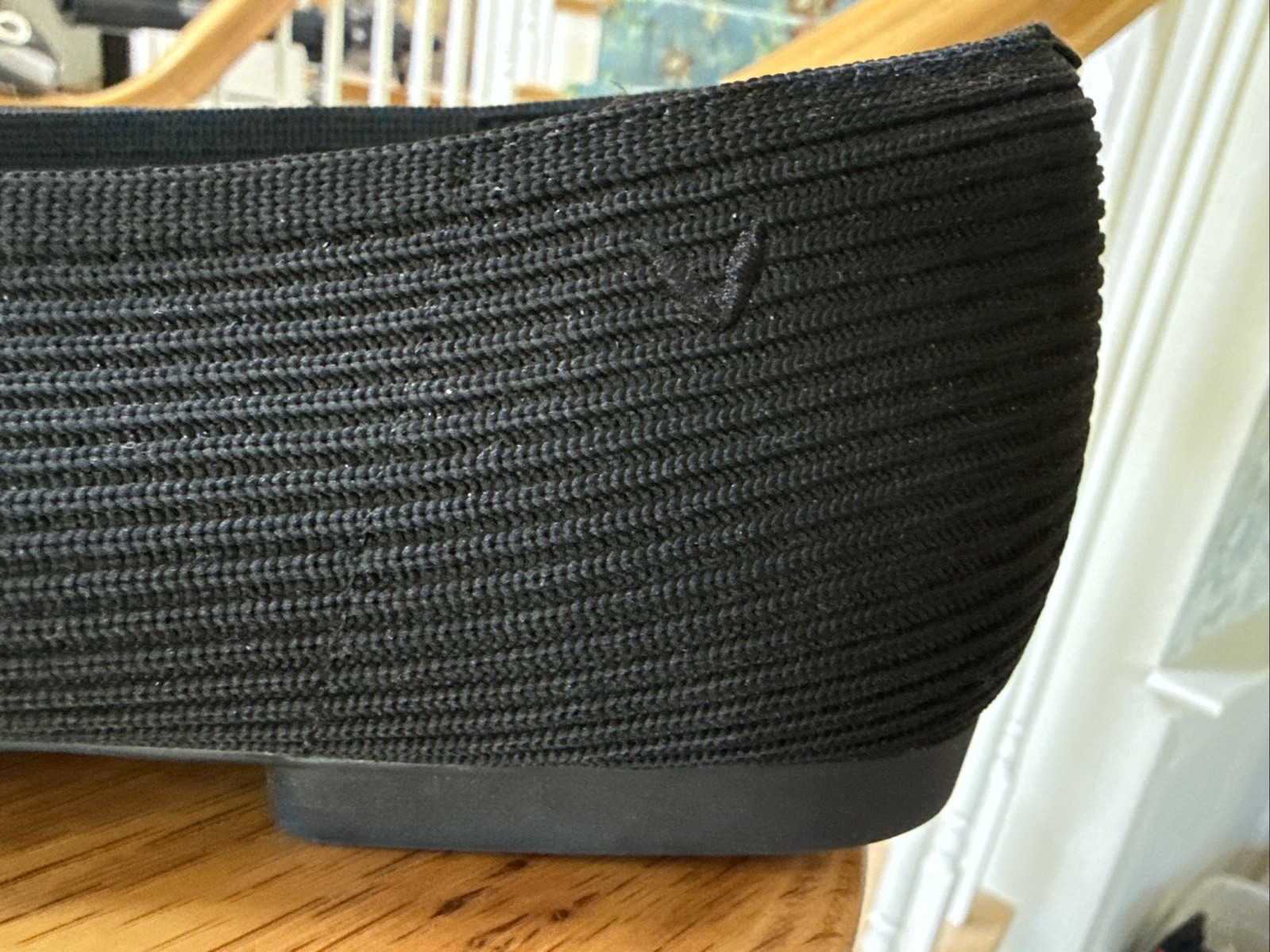 Vivaia Margot 2.0 Square Toe Flats Womens 11 EU 43 Black V-Cut Comfort Ret. $129
