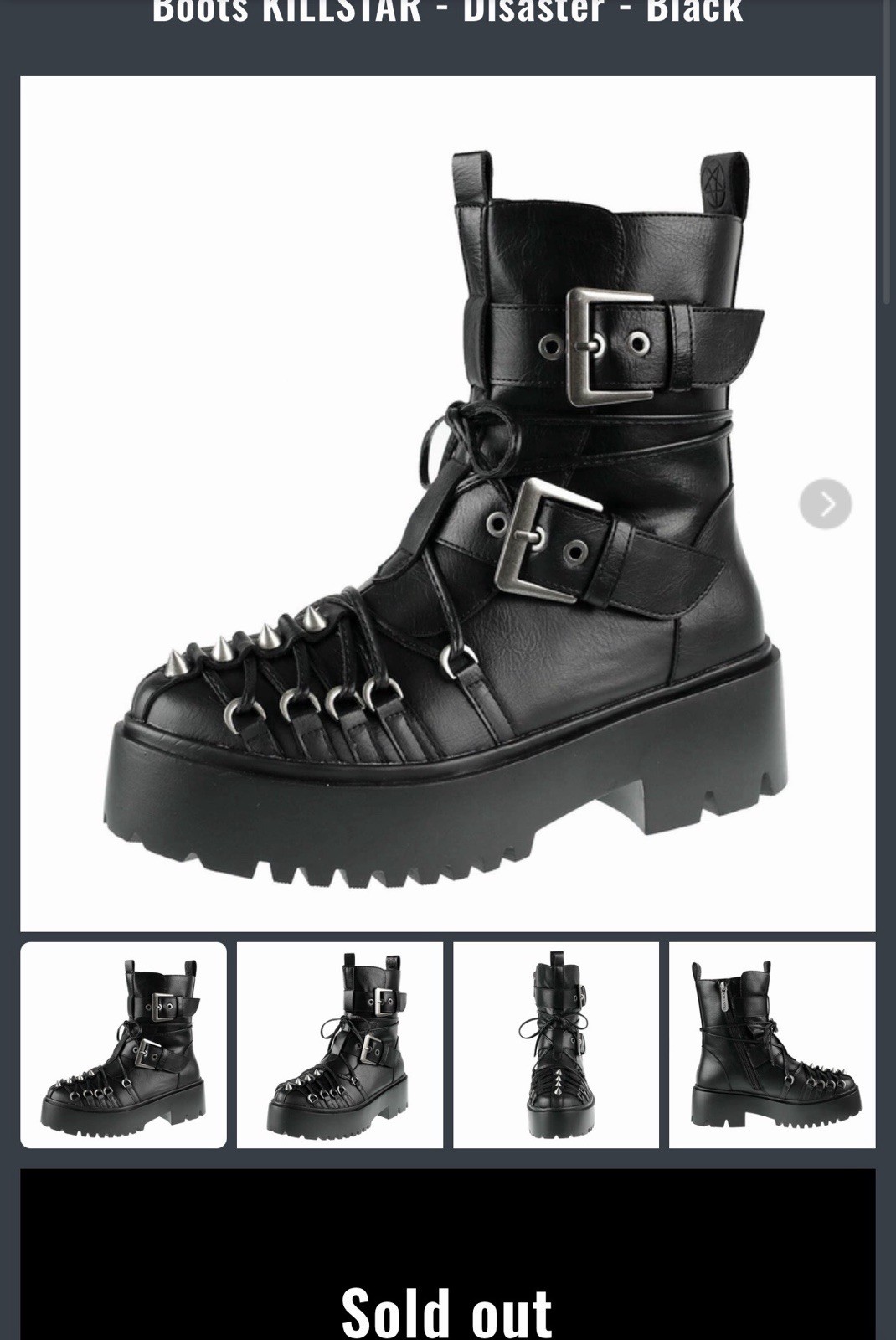 KILLSTAR Disaster Leather Boots (8)