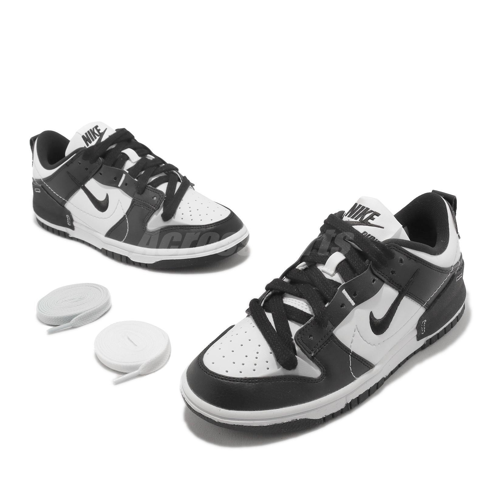 Nike Wmns Dunk Low Disrupt 2 Panda Black White Casual Lifestyle Shoes DV4024-002