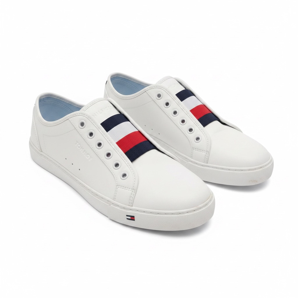 Tommy Hilfiger Women’s Twanni/Anni Slip-On Sneakers in White