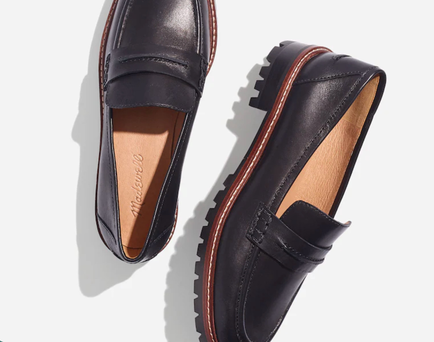 Madewell The Corinne Lugsole Loafer, Women’s, Black, Size 6