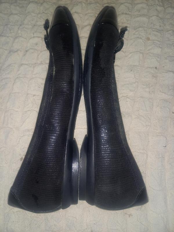 ladies clarks heels black synthetic leather 40