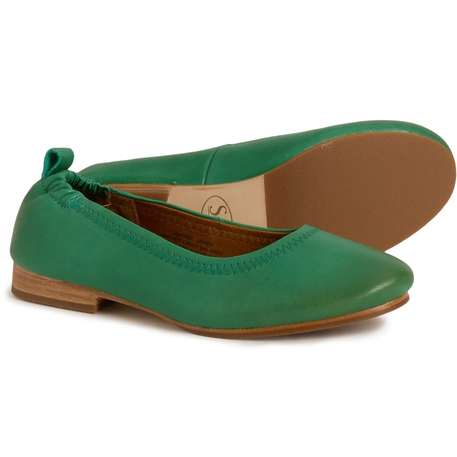 Sofft Kenni Ballet Flats Womens Full Grain Leather Arch Support Comfort