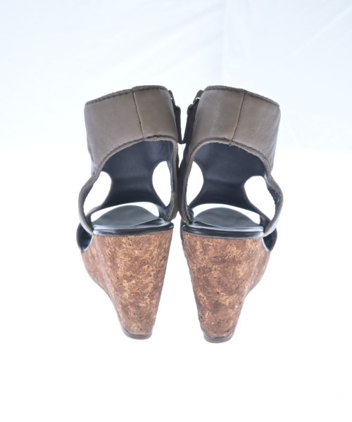 HENRY CUIR Sandals Gray(Brownish) EU36 1/2(Approx. 23cm) 2200699315111