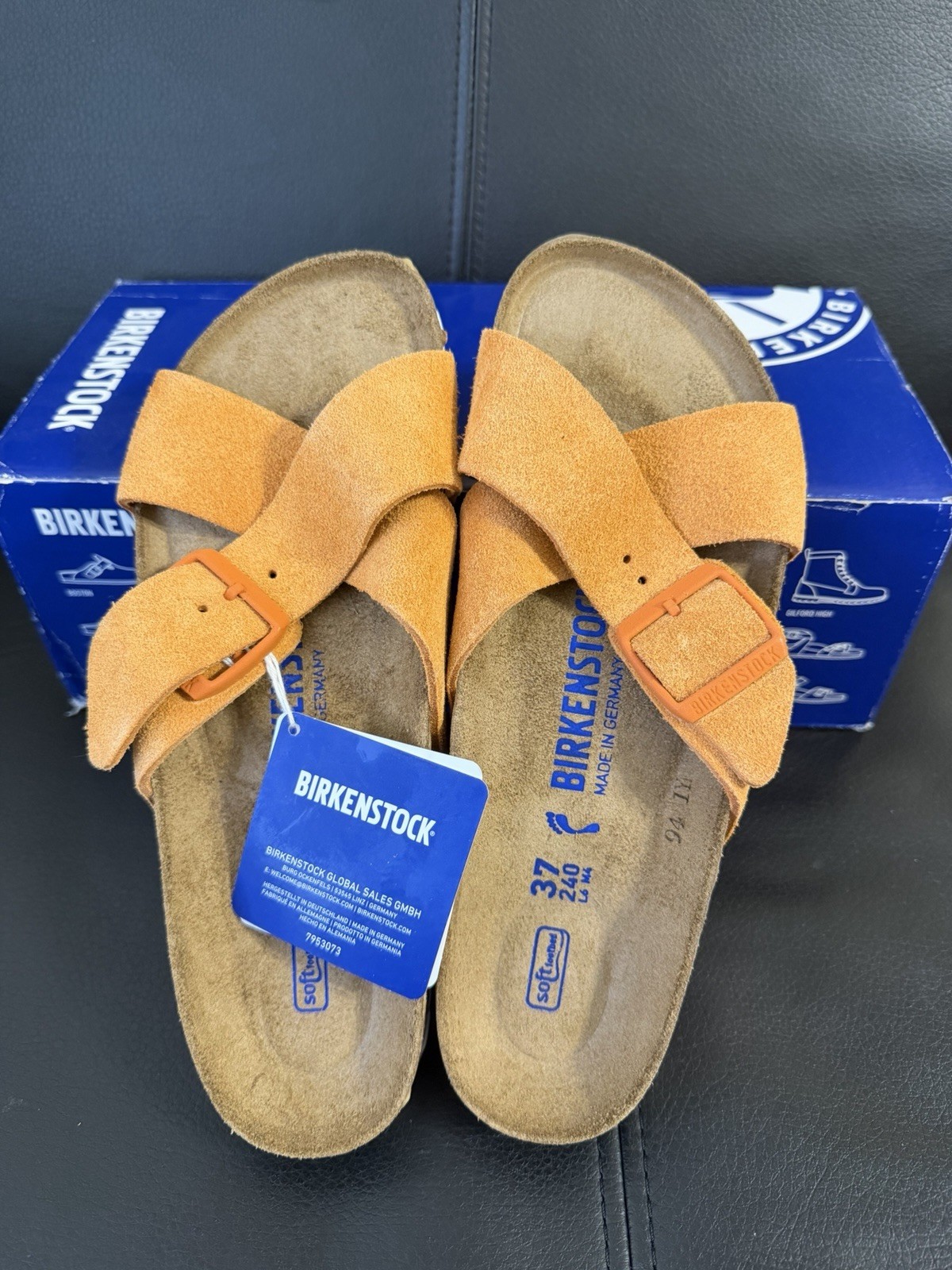 Birkenstock Sienna In Russet Orange Size EU 37 / US 6-6.5 NEW