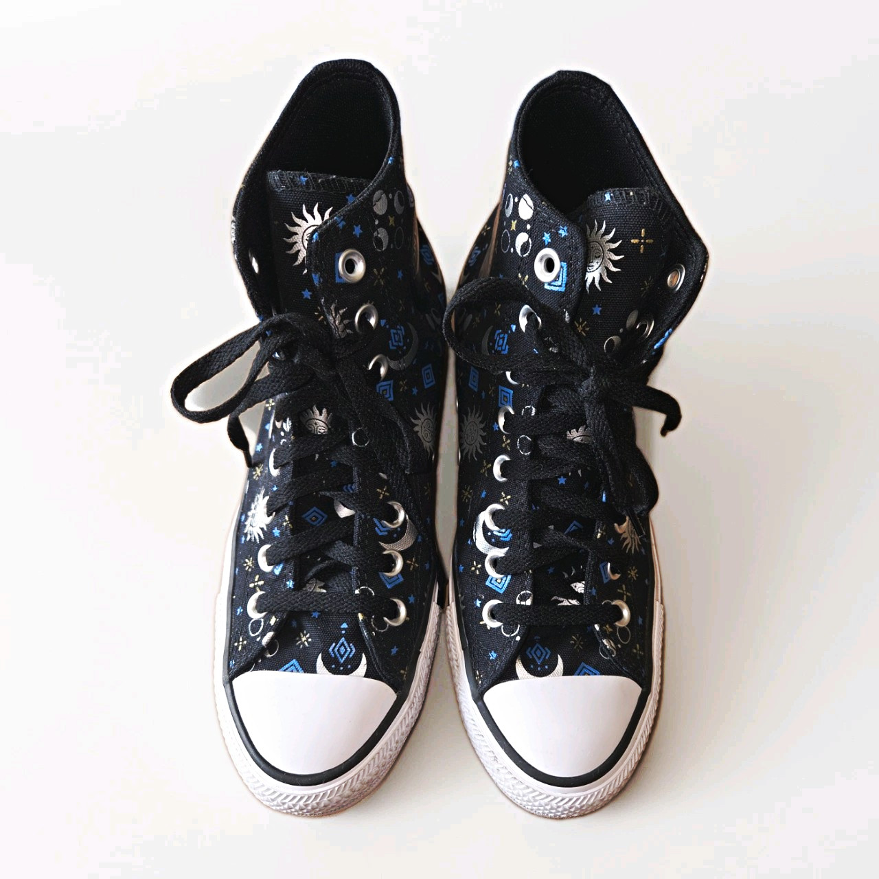 Converse Chuck Taylor All Star High Top Black Celestial Stars Moon