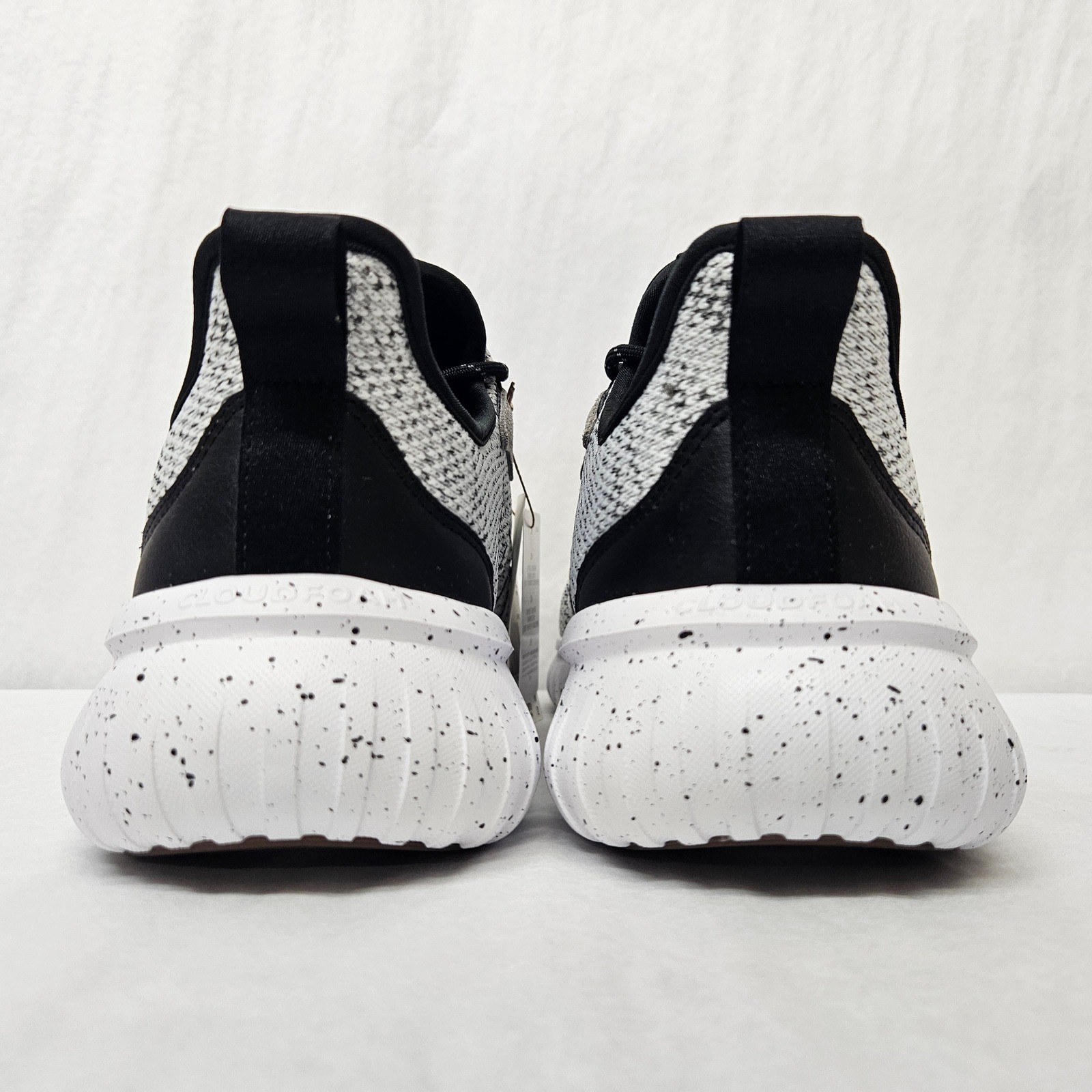 Adidas Kaptir Flow 2.0 Athletic Sneakers JR8505 Grey Black Knit Womens Size 11