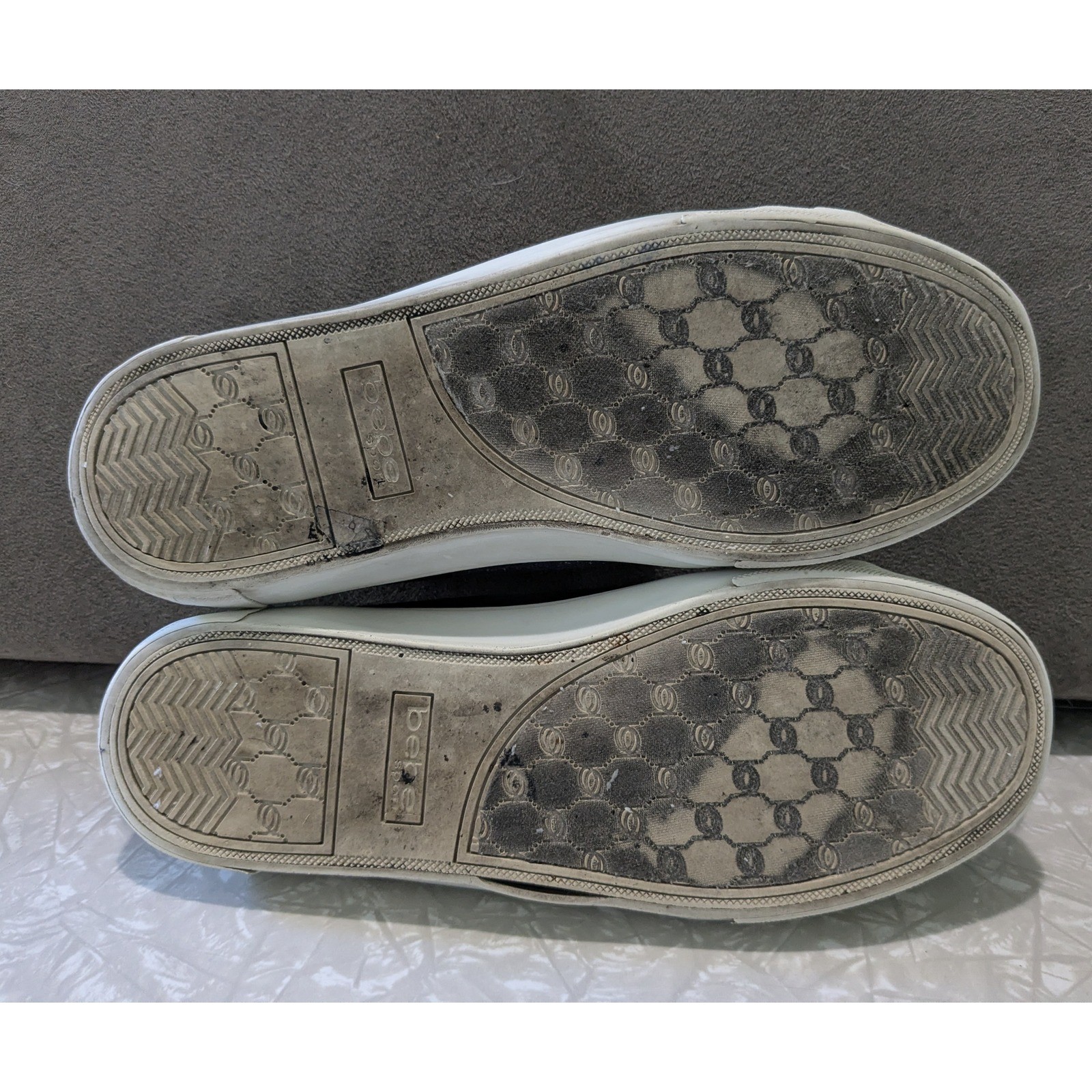 Bebe Dane Navy Blue Canvas Low Top Sneakers Womens 8.5 Streetwear 80s 90s Y2K