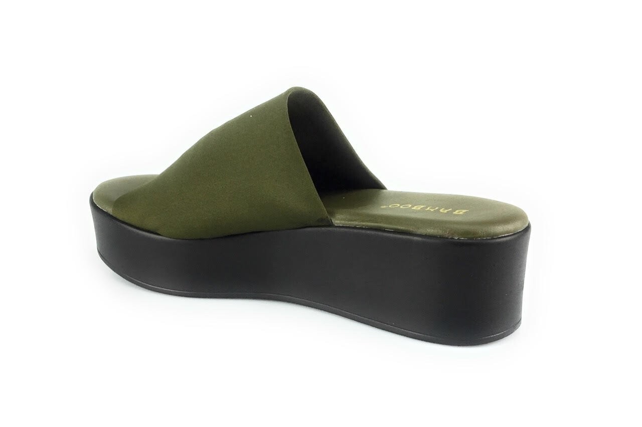 Women’s Women’s Slinky Platform Sandal Low Wedges Stretch Slide Bamboo Bonus-02