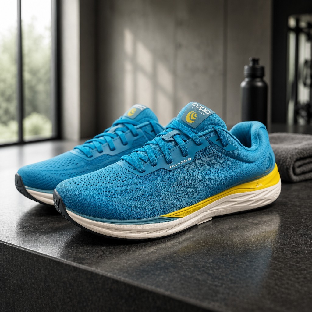 Topo Fli Lyte 3 Running Shoes Womens 8.5 Aqua Blue Minimal 3mm Drop Sneakers Gym