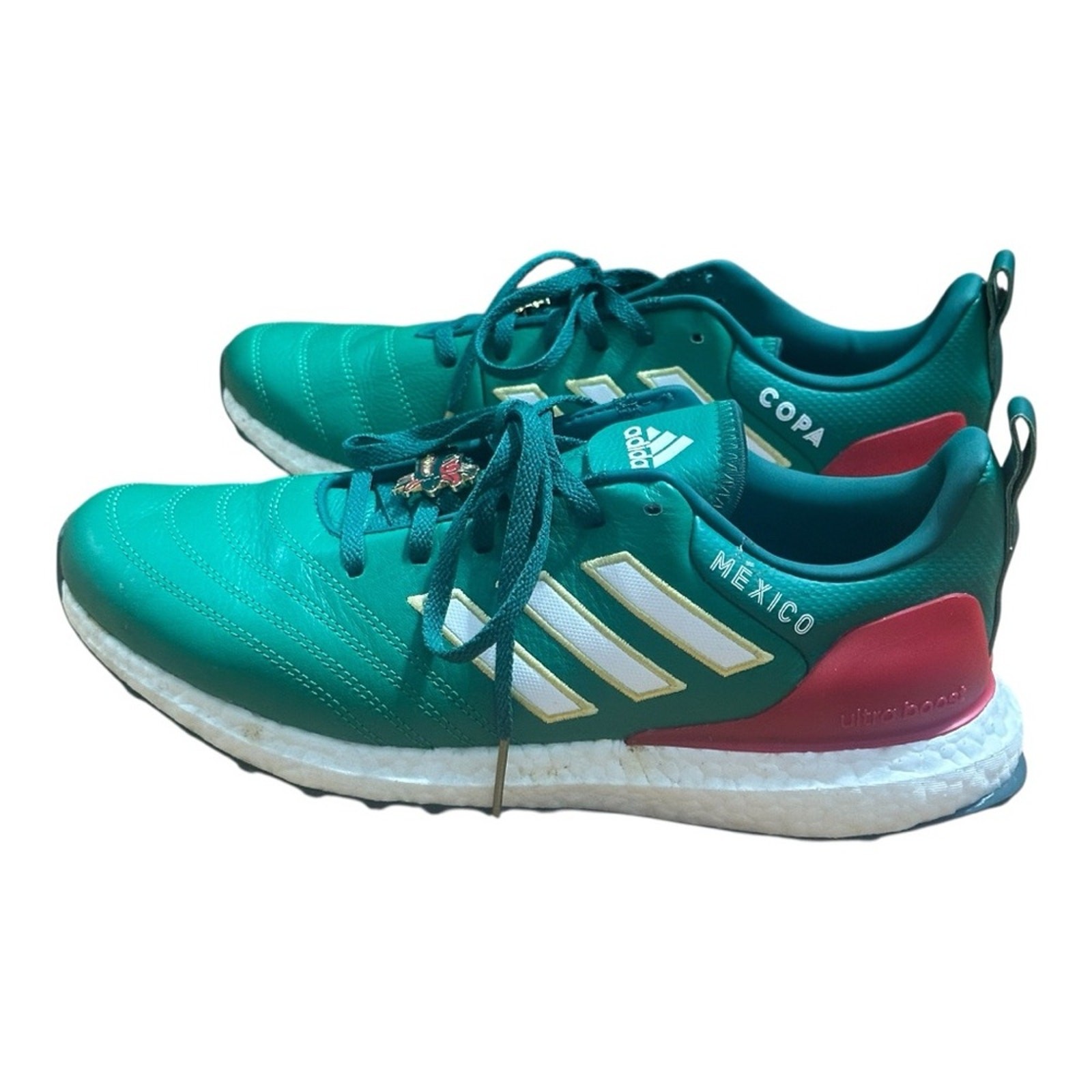Adidas Ultraboost Copa World Cup Mexico Green and White Sneakers NWT