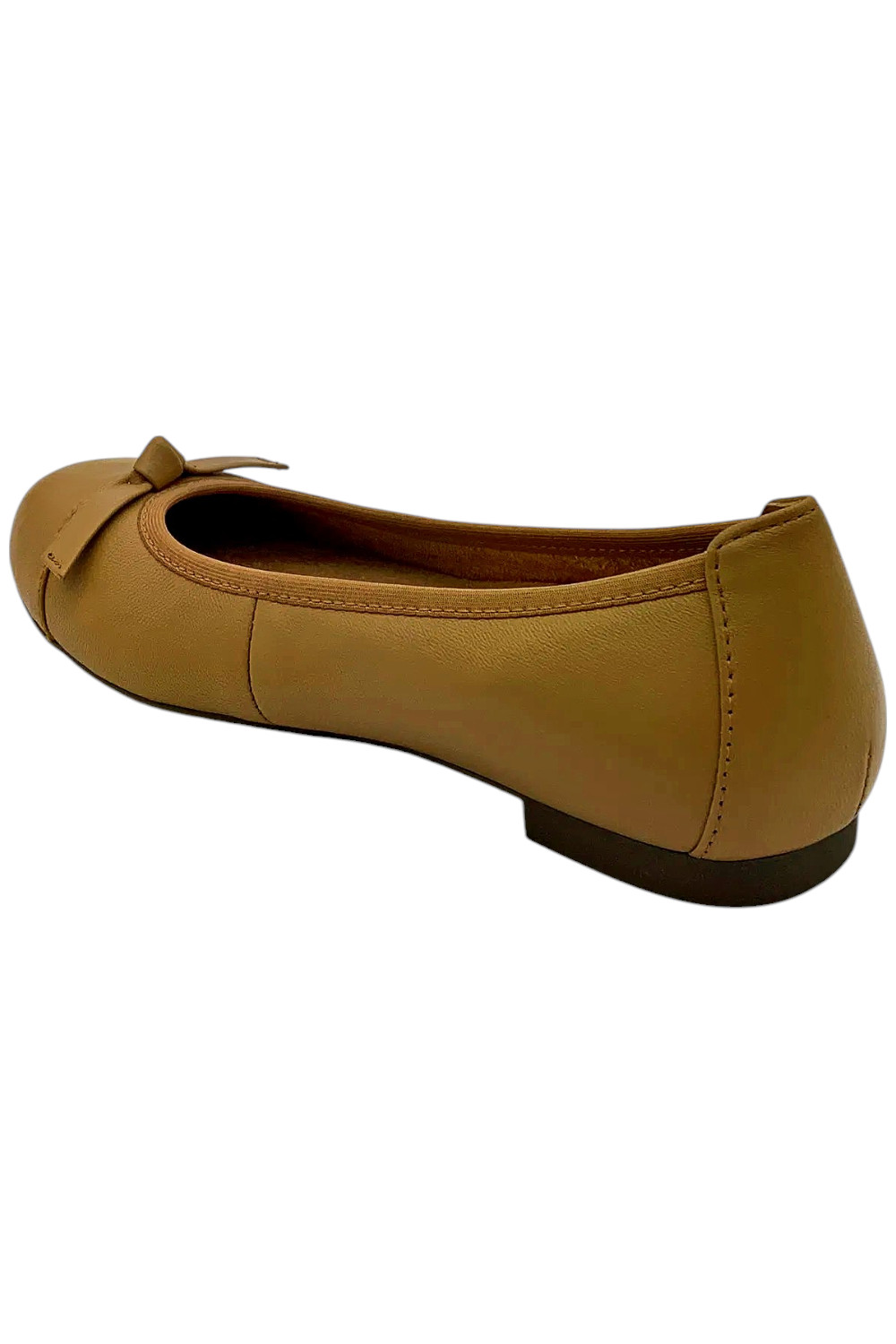 Vionic Women’s Amorie Flats Smooth Camel Leather