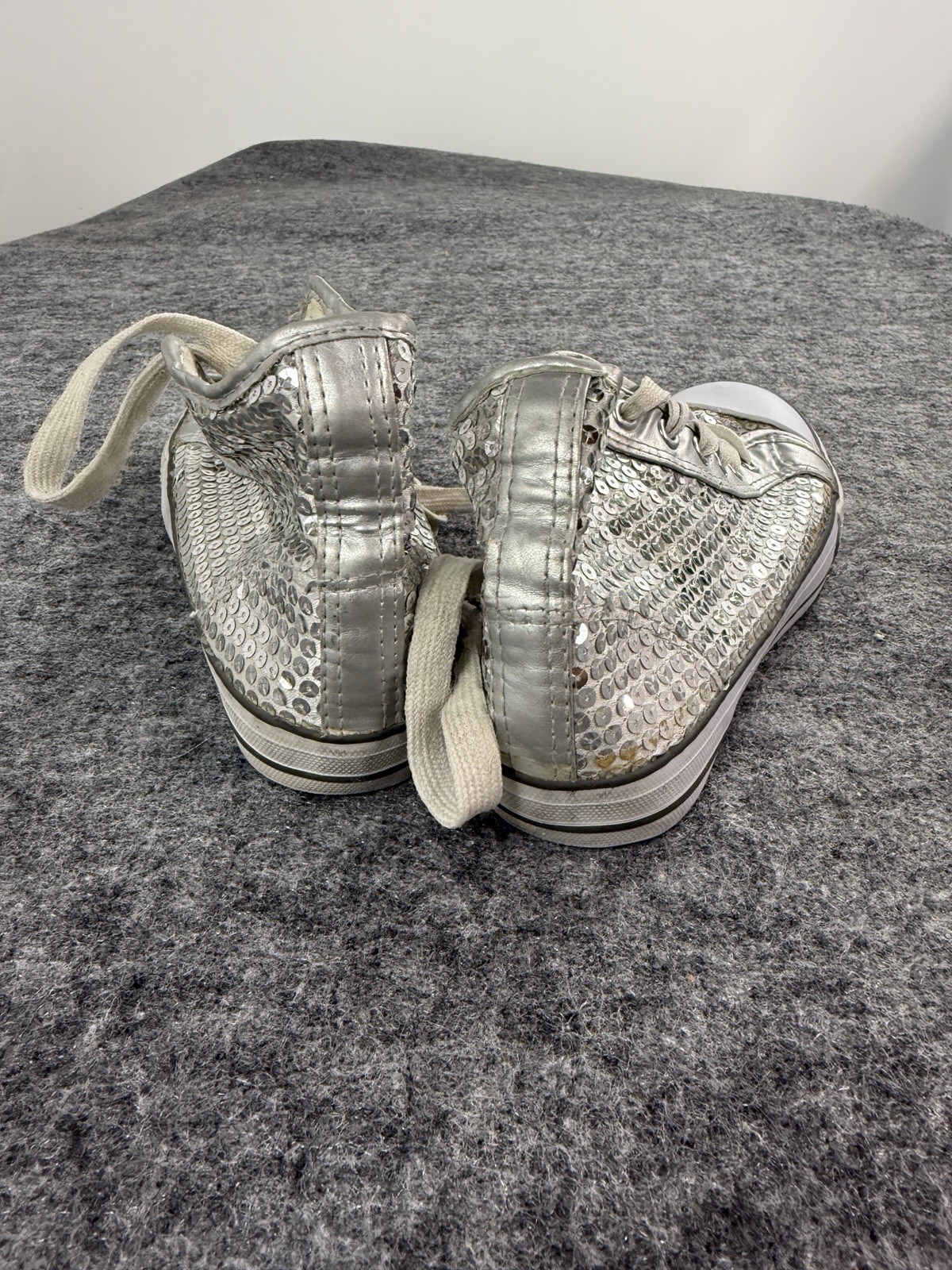 Converse Balera Shoes Women Size 6 Sequin High Top Beaded Sneakers N164