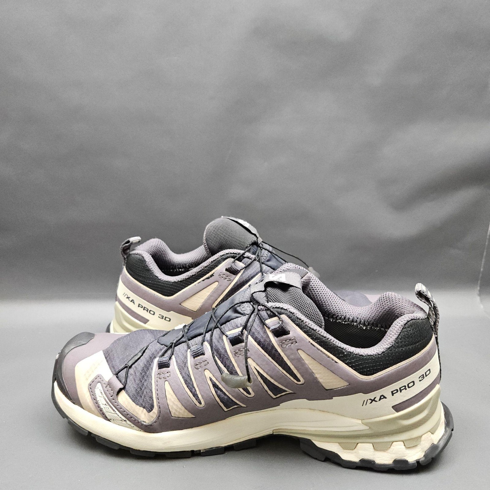 Salomon XA Pro 3D V9 GTX Trail Shoes Womens 8.5 Purple Gore-Tex Hiking Sneakers