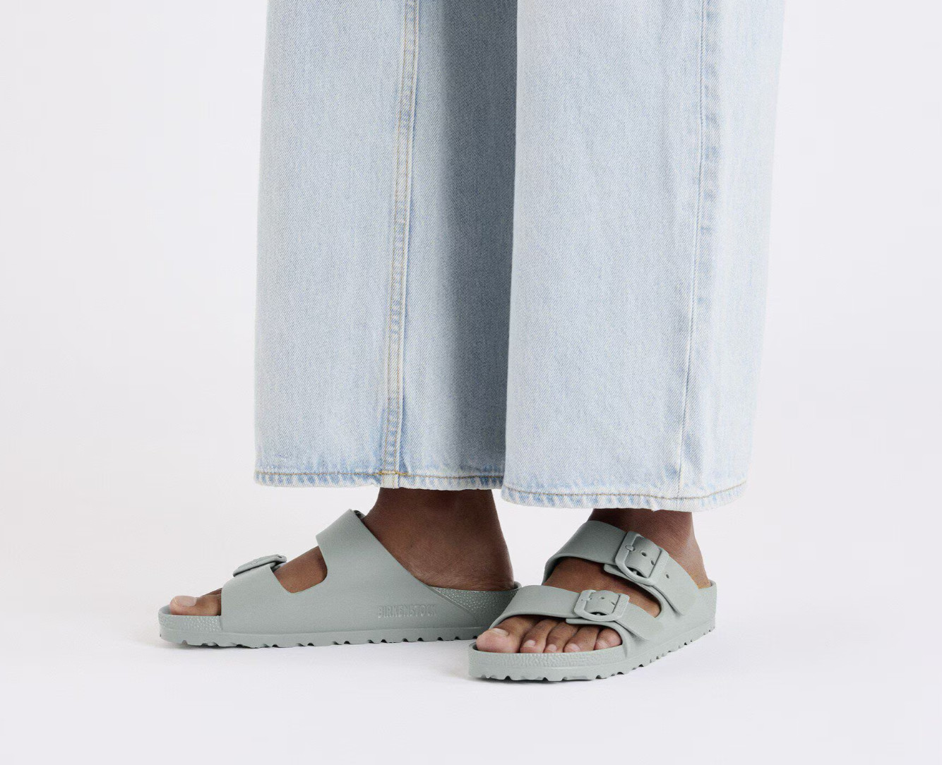 Birkenstock Arizona EVA Flip Flop Sandals Pure Sage US 9 EUR 40 Narrow New