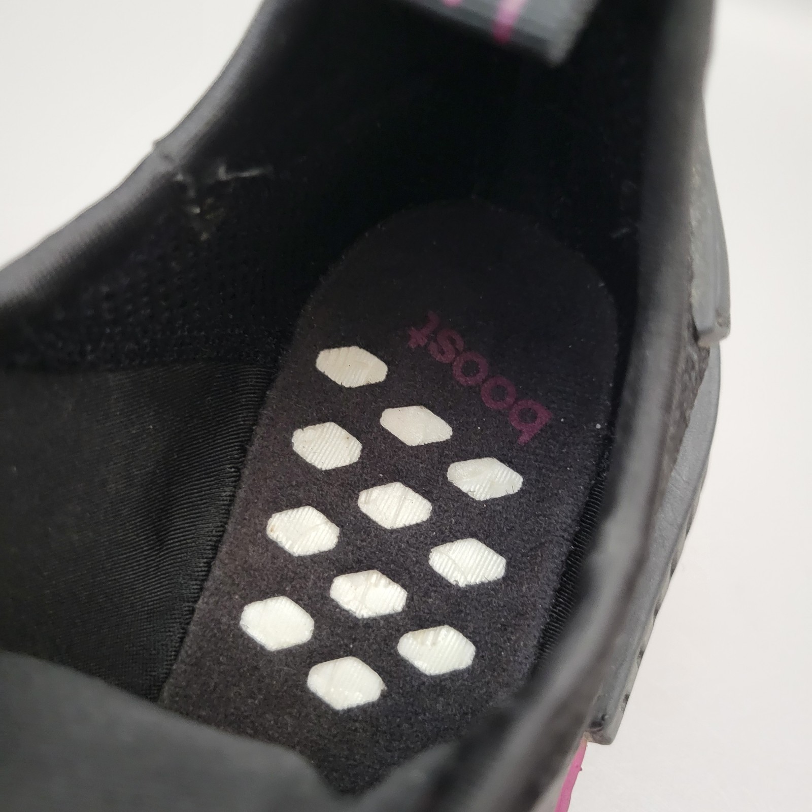 Adidas NMD_R1 Black Power Berry Running Gym Sneakers Womens Size 6.5