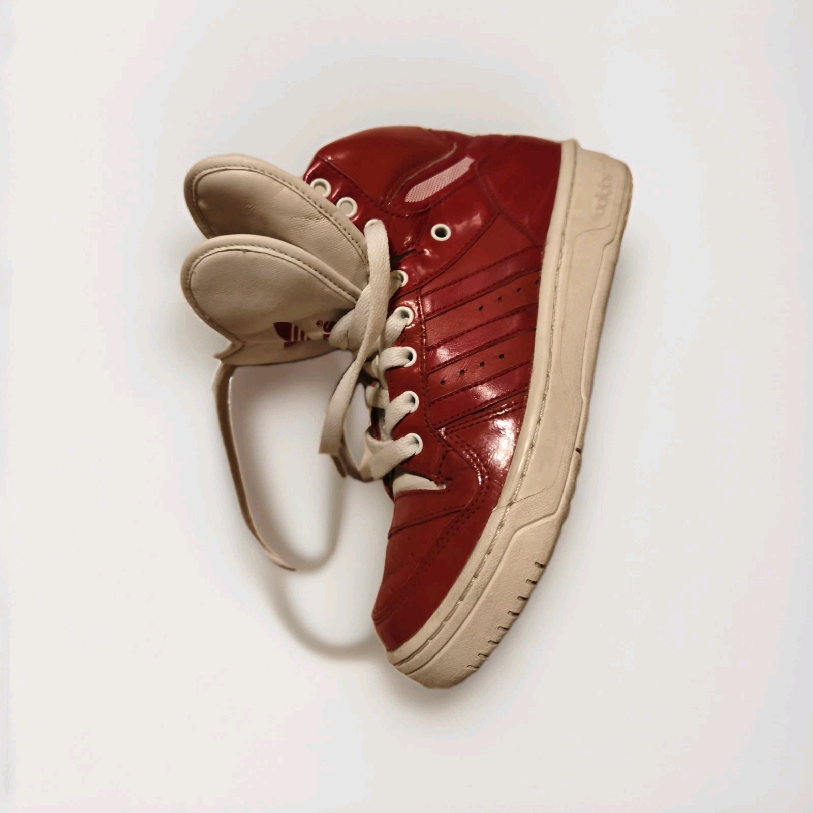 Adidas Original Metro Attitude Heart Red Patent Vintage Women Shoes G61014 7 🥇