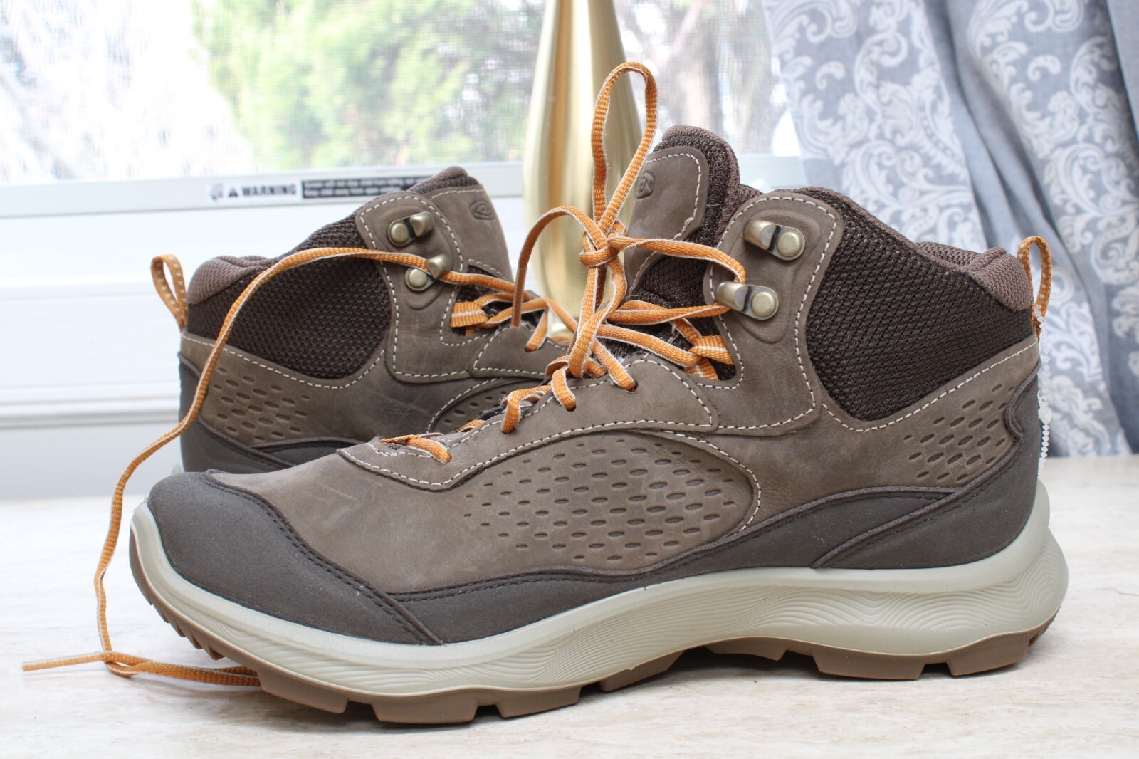 KEEN – Waterproof Lace-Up Trail Boots – Terradora Explorer Mid – canteen – 9.5