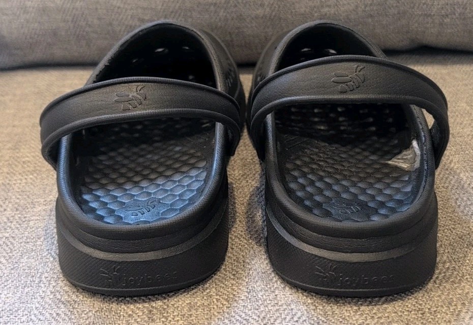 Joybees Unisex Active Clog Sandals Black Women’s Size 10 Men’s Size 8 Slip On